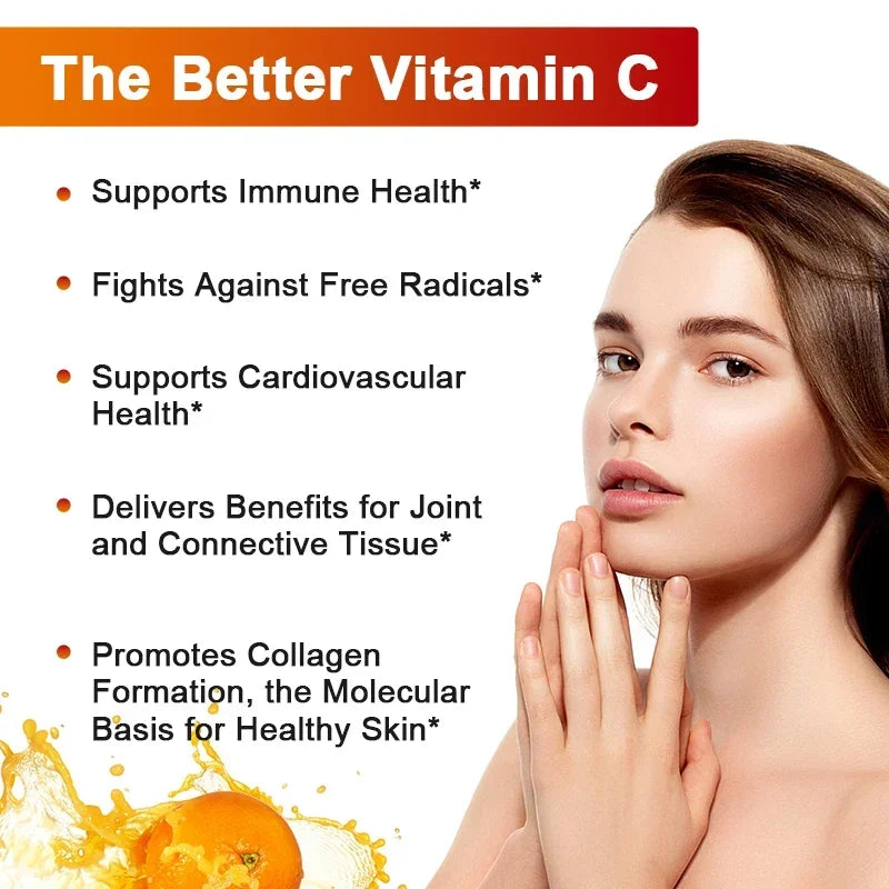 Vitamin C 1500mg with Zinc 20mg, 120 Capsules, Overall Health Vitamin Dietary Supplement, Non-GMO &amp; Gluten-Free Vegetarian