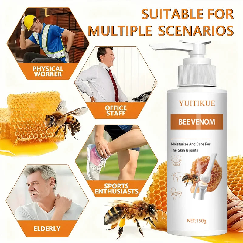 Bee Venom Joint Cream 150g Moisturizing Skincare for Joints Suitable for Arms, Waist, and Body Care
