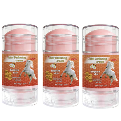 Bee Venom and Horse Oil Stick, Evens Out Skin Tone, Eliminates Dark Spots and Dullness - Non-Greasy, Suitable for Both Men and Women - Whitening and Moisturizing Cream, for Day and Night Use - 50g