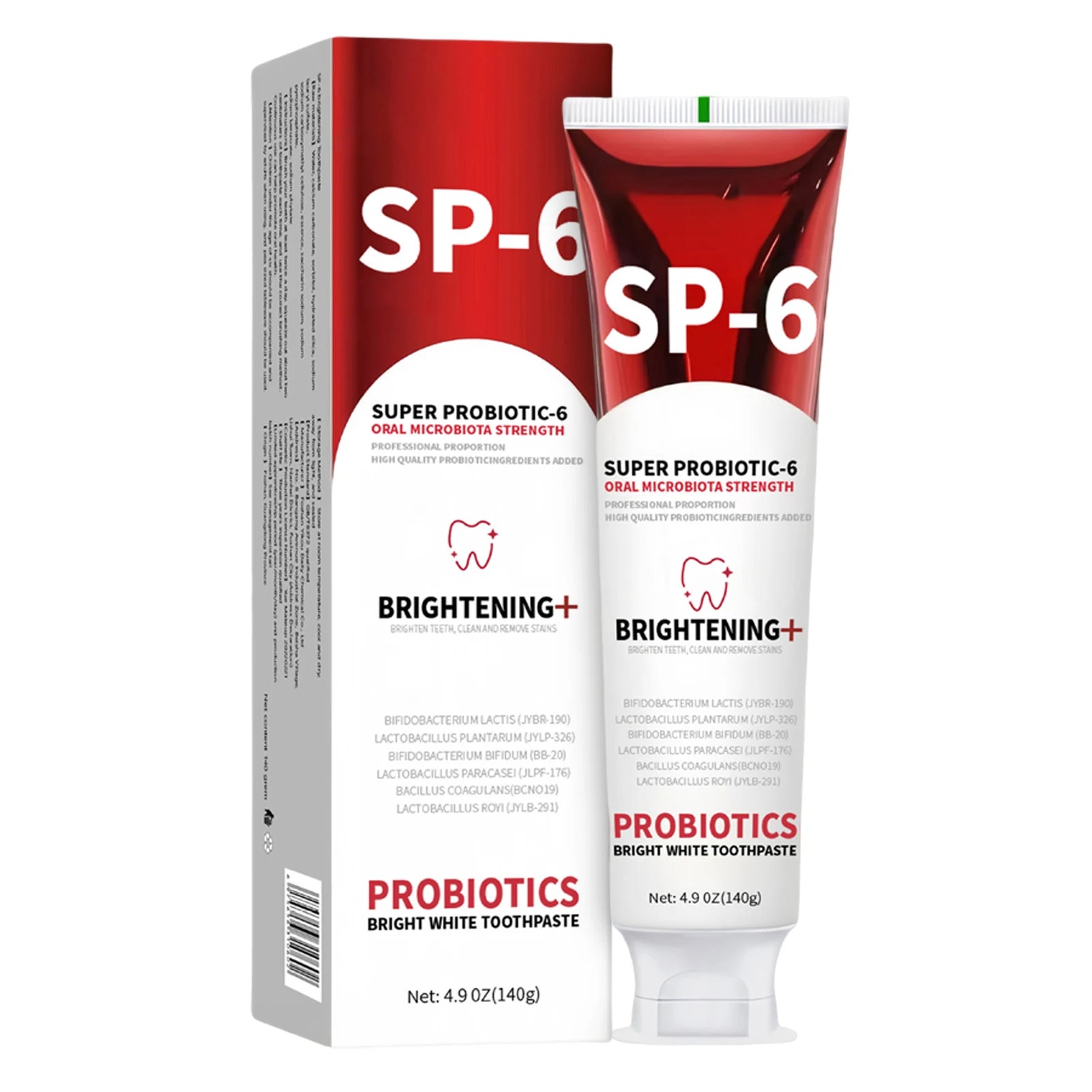 1/2/3Pcs SP6 Probiotics Whitening Toothpaste Enhanced Formula with 6 Probiotics for Teeth Whitening and Gum Health Deep Cleaning