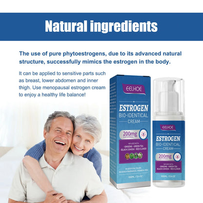 New Estrogen Bio-Identical Paste Menopause Soothing Balm Menstrual Cycle &amp; Body Balance Support Helps Reduce Hot Flashes