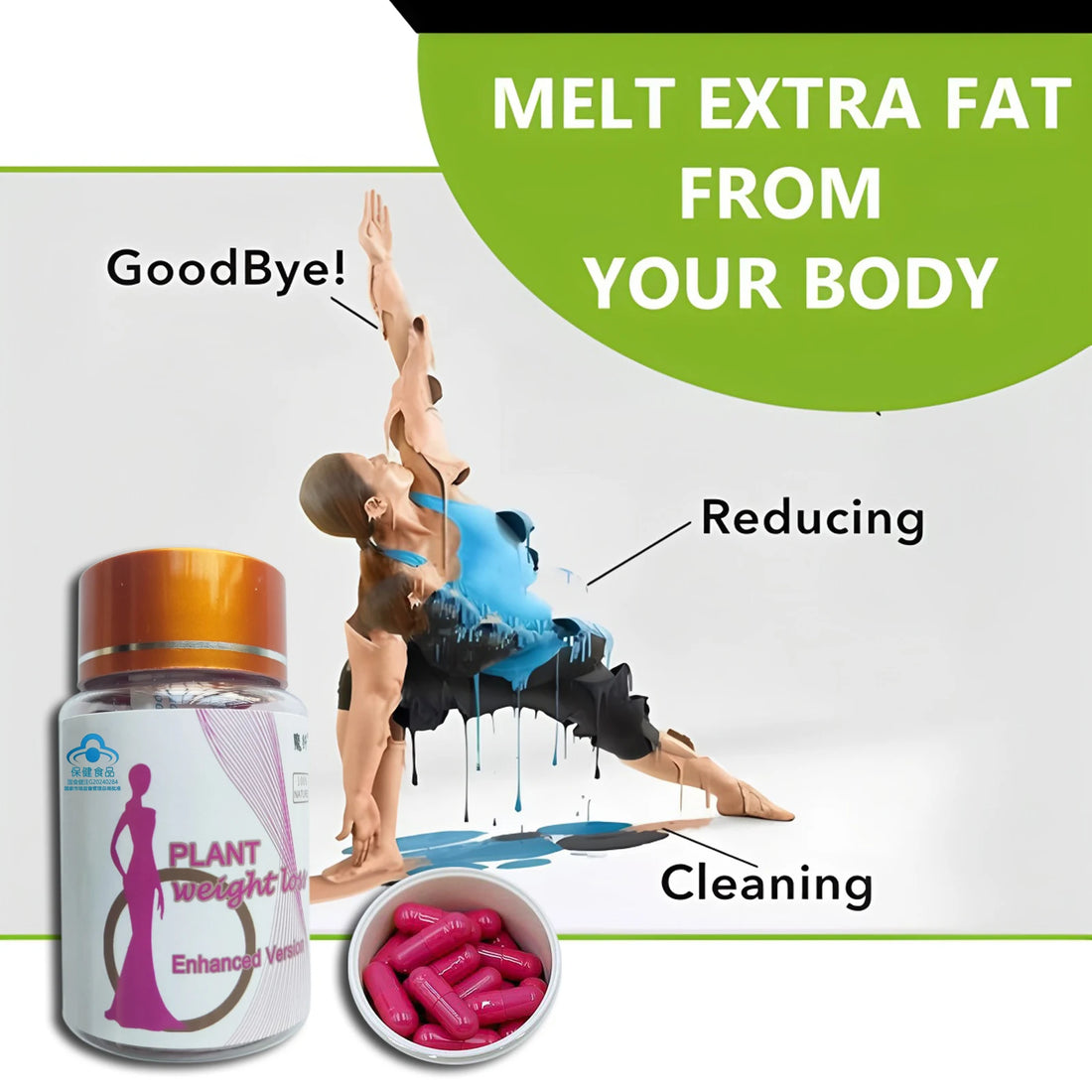 Health Diet pills to lose weight fast, powerful fat burner, slimming weight loss supplements, lose fat belly, reduce Appetite