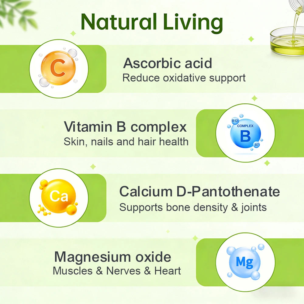 Comprehensive Multivitamin To Enhance Daily Nutrition Improve Immunity and Energy Support Heart Hair Skin and Nail Health Levels