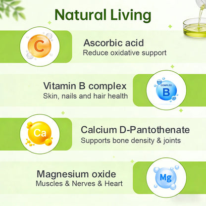 Comprehensive Multivitamin To Enhance Daily Nutrition Improve Immunity and Energy Support Heart Hair Skin and Nail Health Levels