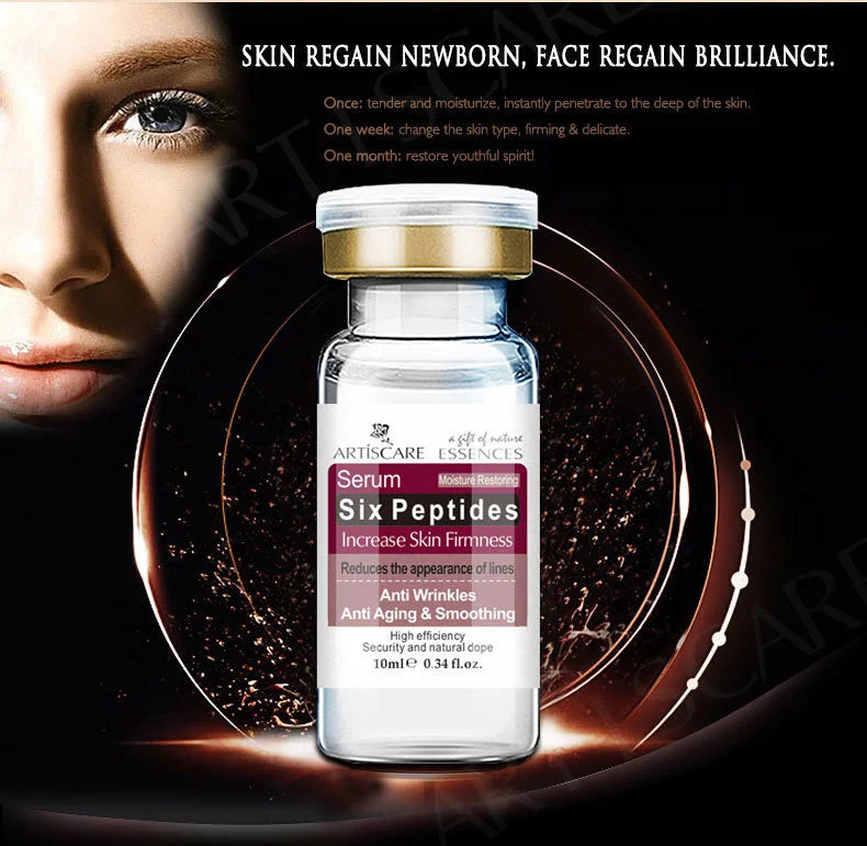 ARTISCARE Six Peptides Face Serum 3pcs/Lot Moisturizing Facial Lifting Skin Care Essence