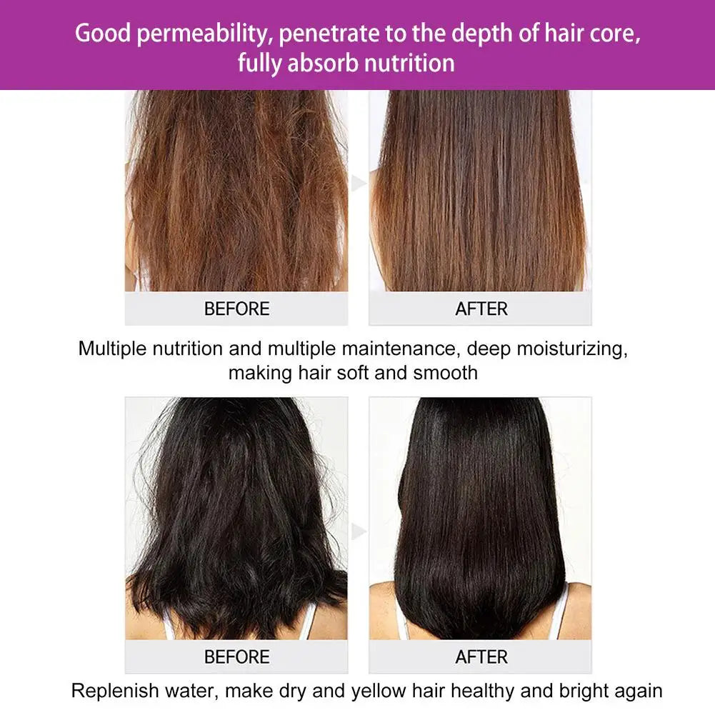 30 Capsules Rose Hair Essential Oil, Hair Vitamins Capsules Smooth Nourishing Repair Damaged Hair Serum for Frizzy Dry Curly