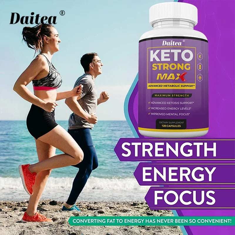 Keto Capsules - Slimming Ketogenic Weight Loss Supplements - Men &amp; Women Fat Burning, Focus, Metabolism, Mood Improvement