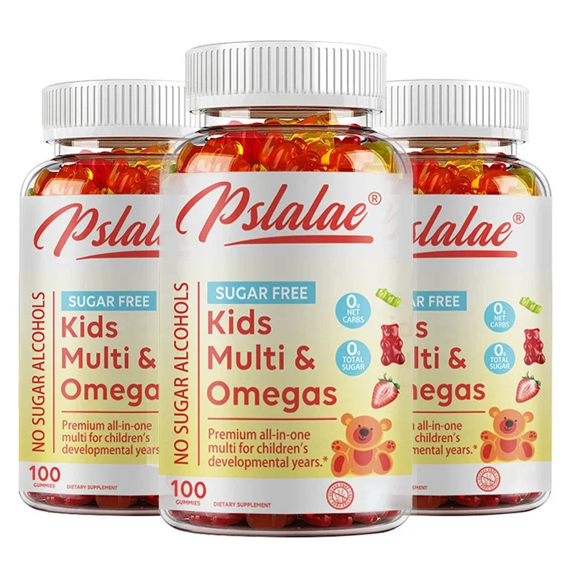 Kids Multivitamins Gummies - Boosts Immunity, Promotes Healthy Brain and Body Development, Provides Energy