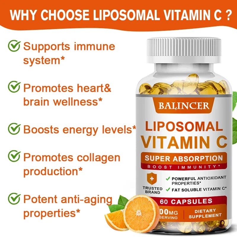 Vitamin C 1500mg with Zinc 20mg, 120 Capsules, Overall Health Vitamin Dietary Supplement, Non-GMO &amp; Gluten-Free Vegetarian