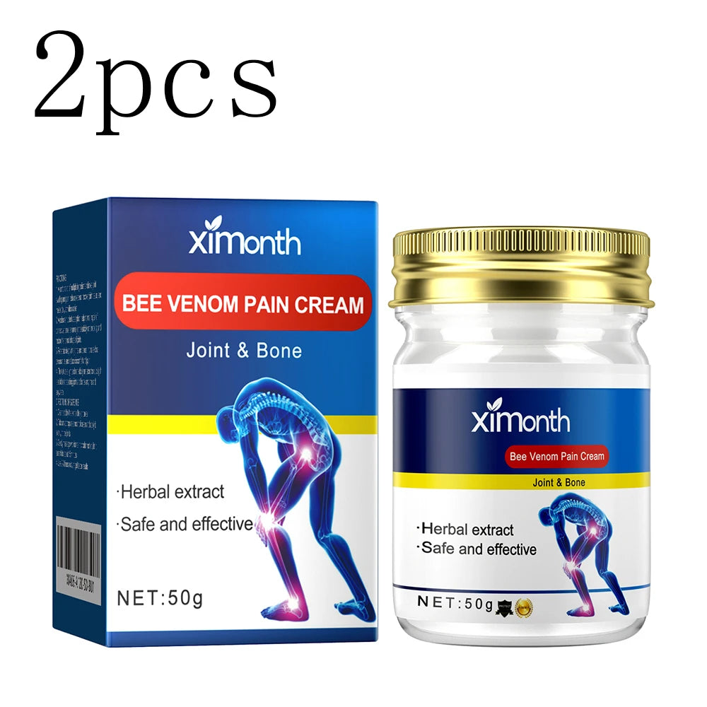 Bee Venom Joint Care Cream Relieves Lower Back, Knee, Tendon, and Bone Pain, Muscle Soreness, Joint Care Cream