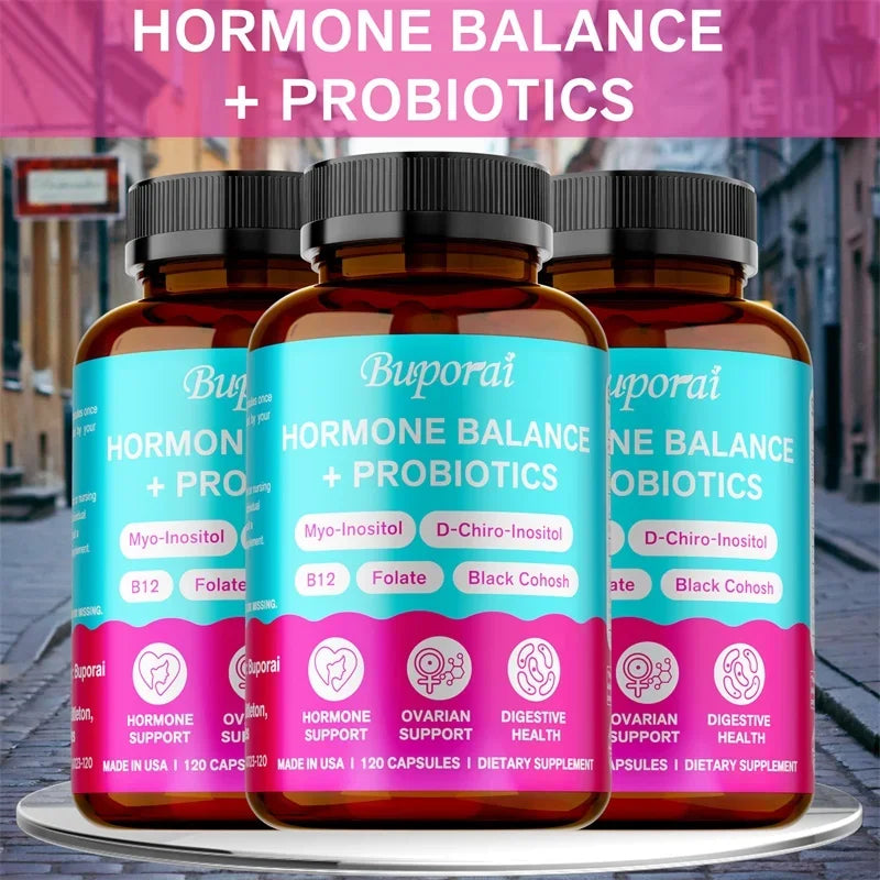 Hormone Balance + Probiotics - Promotes Women&