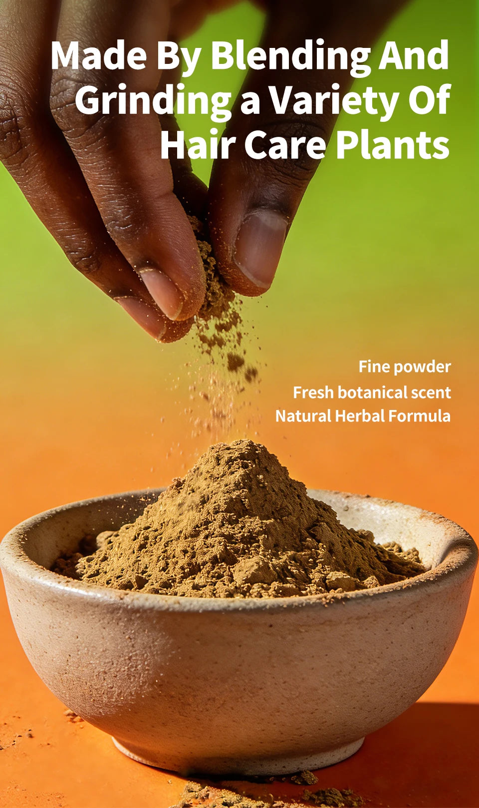 Africa Chad Chebe Powder Nourishing Scalp Anti Hair Loss Hair Powder Strengthens &amp; Thickens Hair Care Product For All Hair Types
