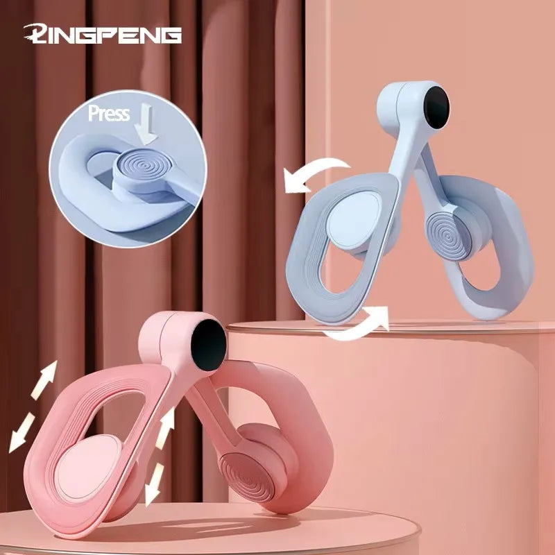 Non-Slip Pelvic Floor Muscle Trainer Comfortable Thigh Exerciser for Leg &amp; Butt Training Postpartum Recovery Leg Trainer
