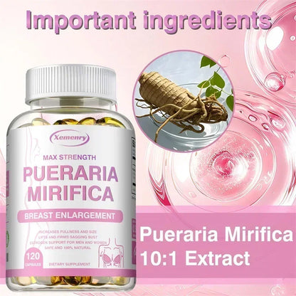 Pueraria Mirifica Supplement - Balanced Estrogen Metabolism, To Support Breasts Bigger, Rounder, Firmer BreastsSupplement