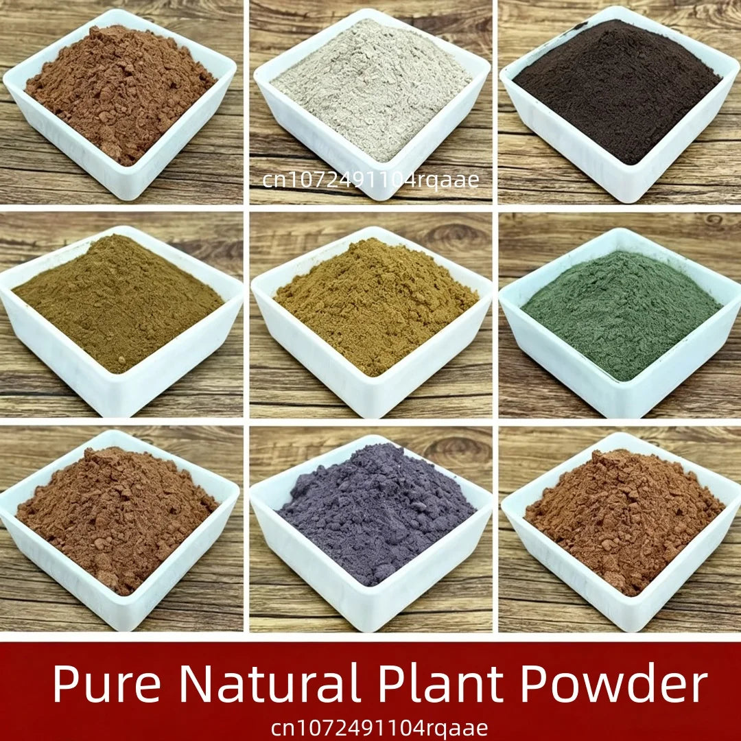 Premium Pure Natural Plant Powder : Butterfly Pea Rose Roselle Powder Pine Pollen Ginkgo Leaf Powder 500g