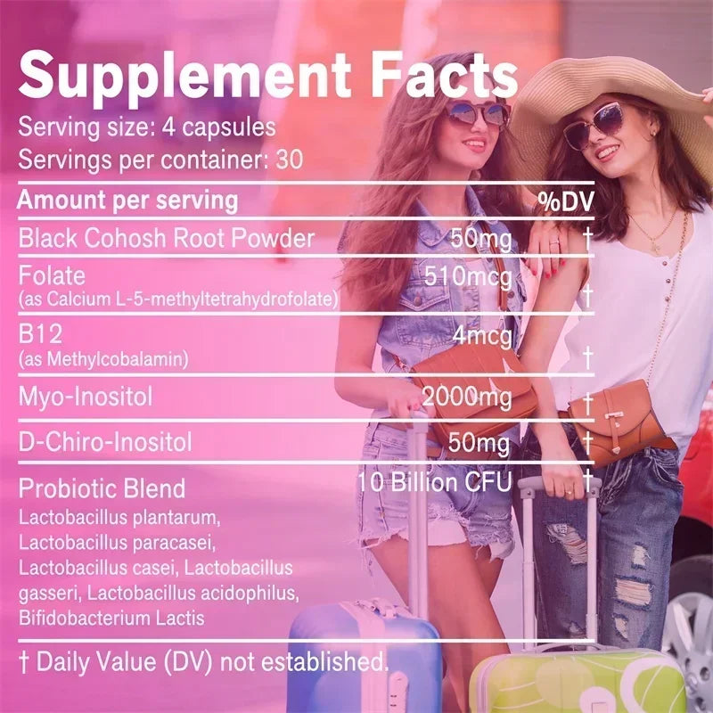 Hormone Balance + Probiotics - Promotes Women&