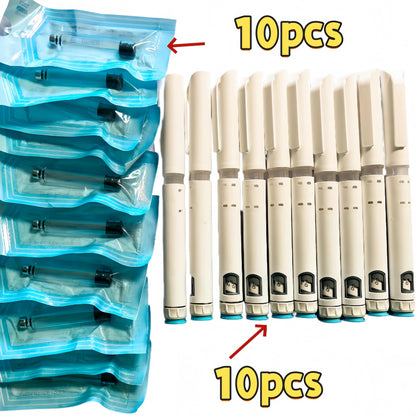 Disposable pen for peptides or insulin, 10 units (excluding the medication).