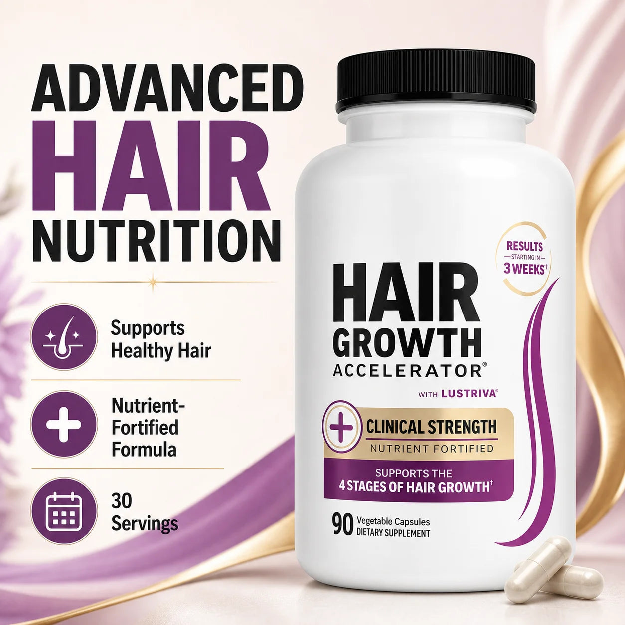 Hair Skin Nails Support Vitamins with Biotin Collagen Saw Palmetto 10000mcg Biotin Vegan Capsules Beauty Nutrition Formula