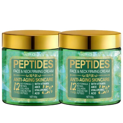 Peptides Face &amp; Neck Firming Cream (12 Formulas), Retinol-Infused, Moisturizes for Anti-Aging Softness
