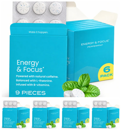 L-Theanine Chews Supplement Supports Natural Alertness Relaxation Peppermint Flavor Vegan Gluten Free
