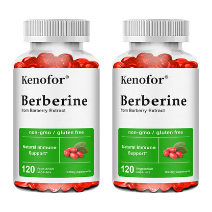 Premium Berberine Supplement Capsules - Supports Immune System Healthy Food Antioxidant,NON-GMO