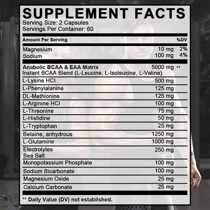 Creatine Supplement - Contains Electrolytes To Promote Muscle Growth, Increase Strength and Improve Exercise Recovery
