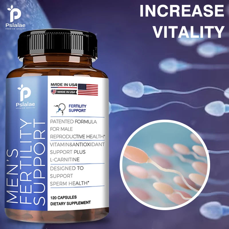 Male Fertility Support - Support Male Reproductive Health, Maintain Physical Condition, Enhance Strength, Energy and EnduranceSu