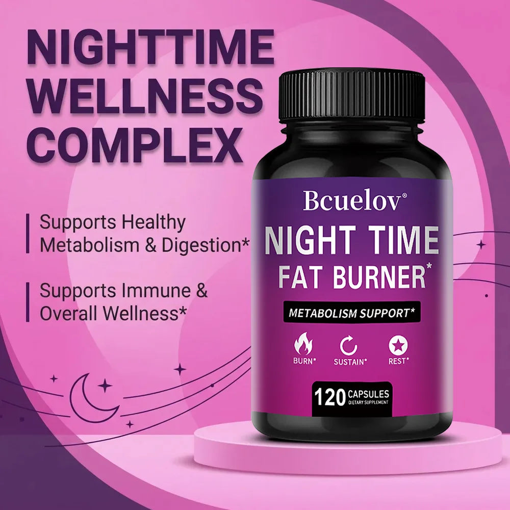 Nighttime Fat Burning Supplement - Fat Burning, Metabolism Boosting, Healthy Weight Management