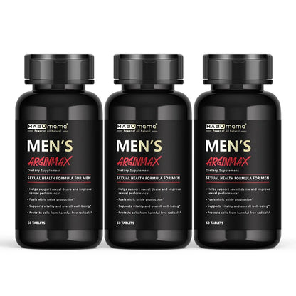 L-Arginine Male Enhancing Supplement for Performance, Endurance and Muscle, Strength and Endurance, Non-GMO, 60 Tablets