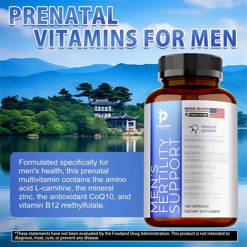 Male Fertility - Boosts Strength &amp; Endurance, Support Male Reproductive Health, Improves Male Fertility, Boosts Sperm Motility