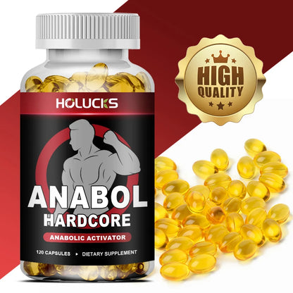 Anabol Hardcore Supplement, Muscle Growth,  for Men To Build Lean, Dense, High, Performance Enhancing, Support Overall Health