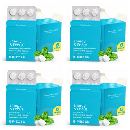 L-Theanine Chews Supplement Supports Natural Alertness Relaxation Peppermint Flavor Vegan Gluten Free