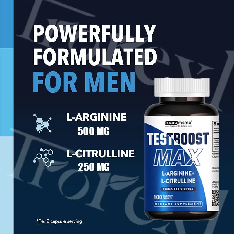 Men Enhancing Supplement,L-Arginine L-Citrulline Complex ,Supports Physical Performance &amp; Confidence,Lasting Results