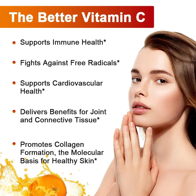 Vitamin C 1500mg with Zinc 20mg, 120 Capsules, Overall Health Vitamin Dietary Supplement, Non-GMO &amp; Gluten-Free Vegetarian