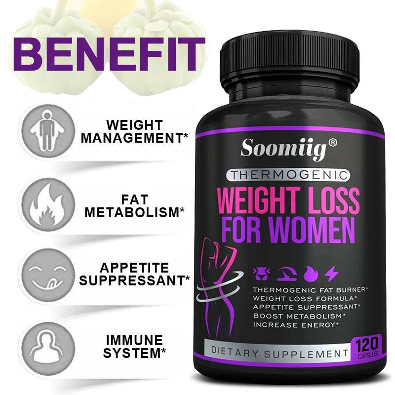 Weight loss supplements, Appetite Suppressant, Support Nighttime Metabolism, Helps Reduce Fat Accumulation, 120 Capsules