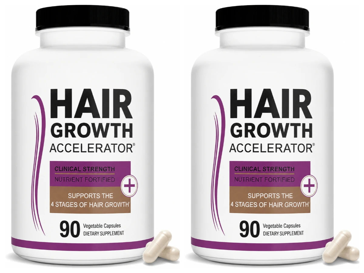 Lustriva Hair Growth Vitamins with Biotin, Marine Collagen, Saw Palmetto, Ashwagandha, Horsetail &amp; Zinc – Thicker Hair, 90 Caps