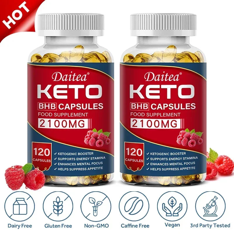 Weight Loss Capsules - 2100 mg - Ketogenic Enhancer, Weight Management, Fat Metabolis