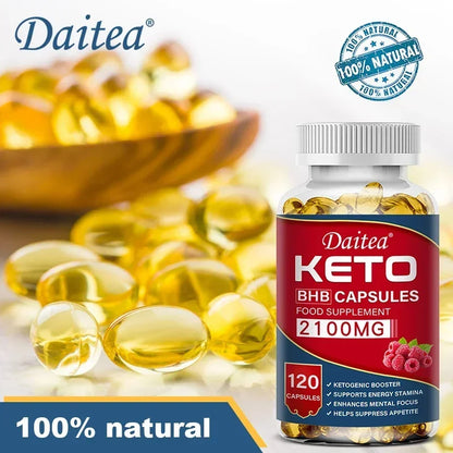 Weight Loss Capsules - 2100 mg - Ketogenic Enhancer, Weight Management, Fat Metabolis